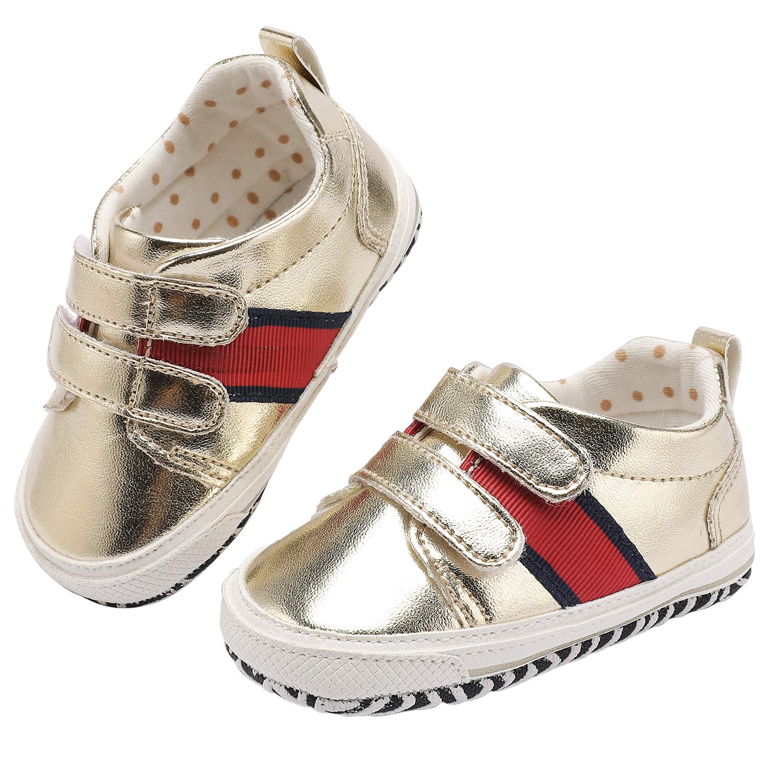 Boys Girls Kids Sneaker Shoes - Toddler Infant Slip on Comfy Kids Non-Slip First Walkers Shoes(Little Kid/Big Kid)