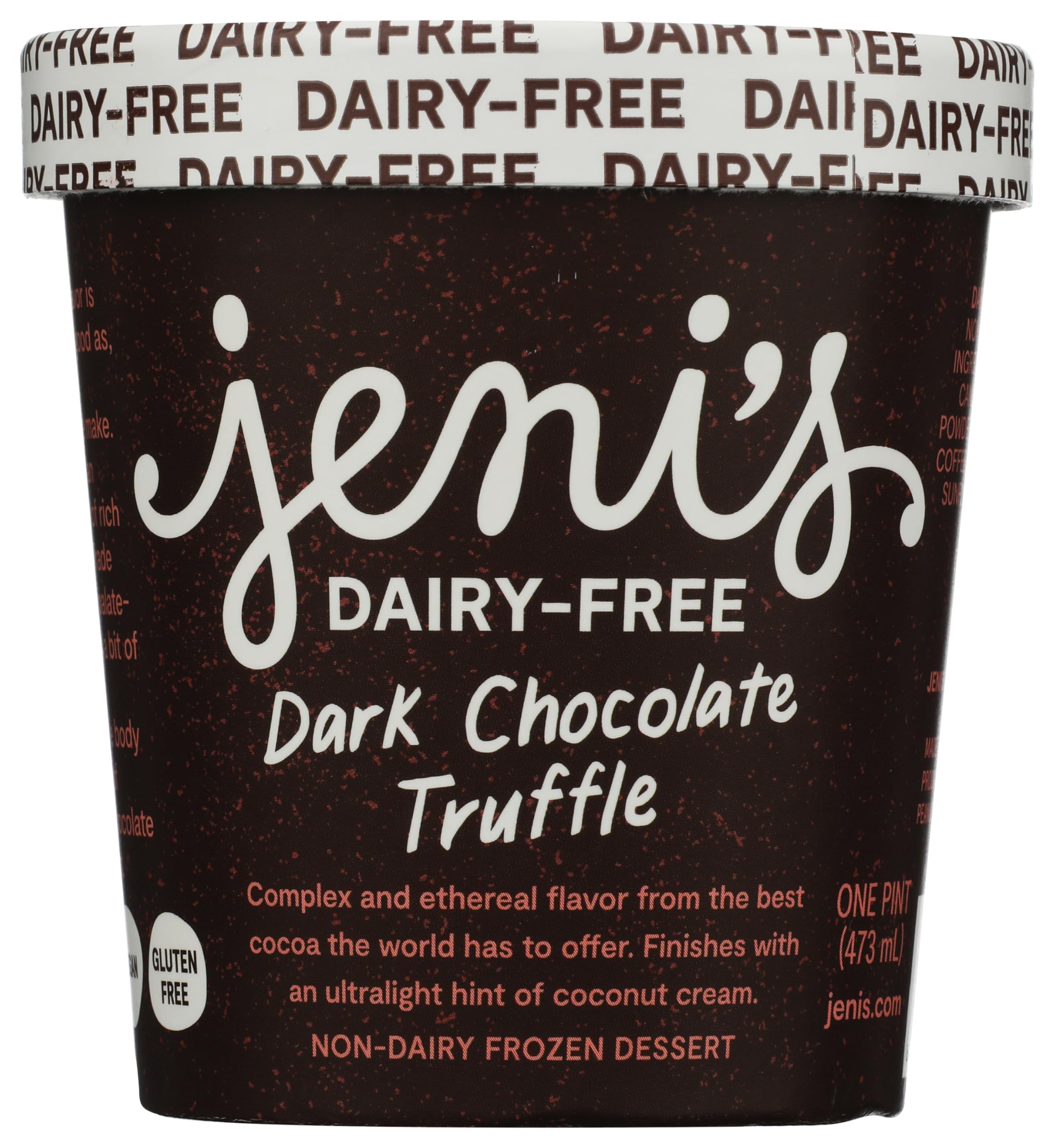 Jenis Splendid Ice Creams Dark Chocolate Truffle Dairy Free Frozen