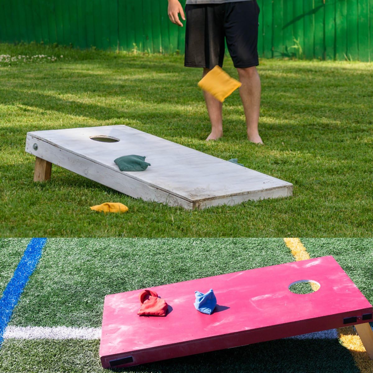 Original Cornhole Bean Bags (8-teilig) 15 x 15 cm 400 g aus Bester Verarbeitung und Besten Materialien