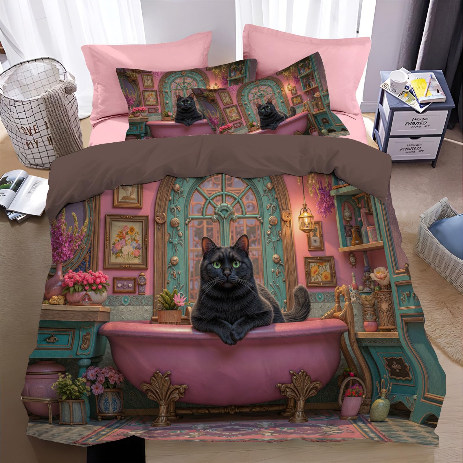 Housse de couette renard pour une ambiance d'automne chaleureuse dans la chambre