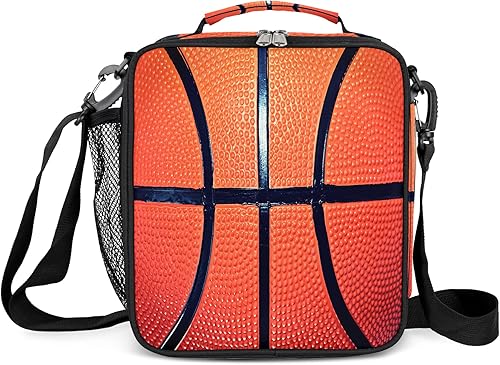 Lonchera aislada para niños y niñas, bolsas de almuerzo reutilizables con correa ajustable para el hombro y soporte para botella de agua para niños