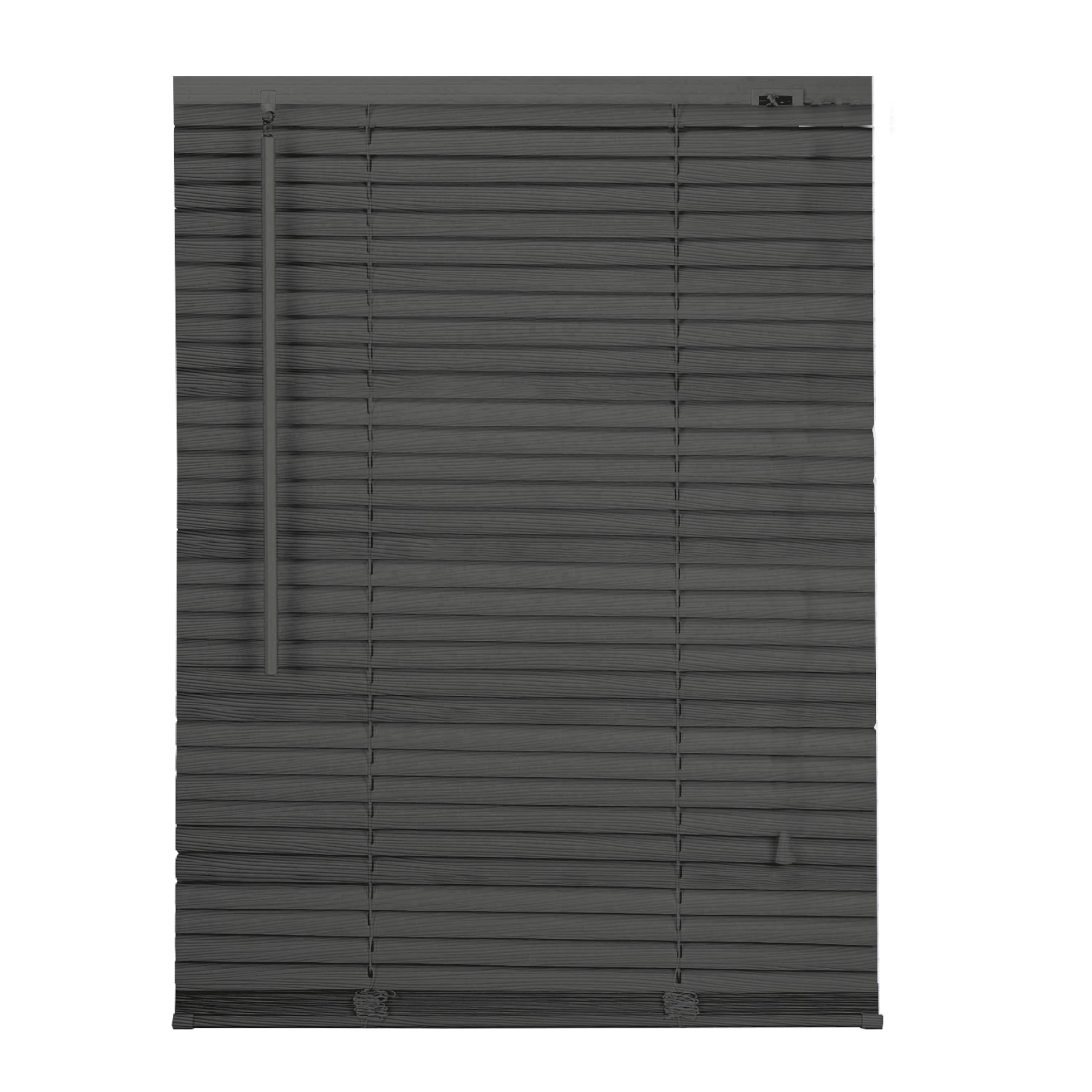 APEX FURNISHINGS Made to Measure PVC Venetian Blinds - 25mm Slats Easy Fit Window Blinds Child Safe Fittings Windows Shutters for Home Office (Grey Embossed 165W x 150L cm)