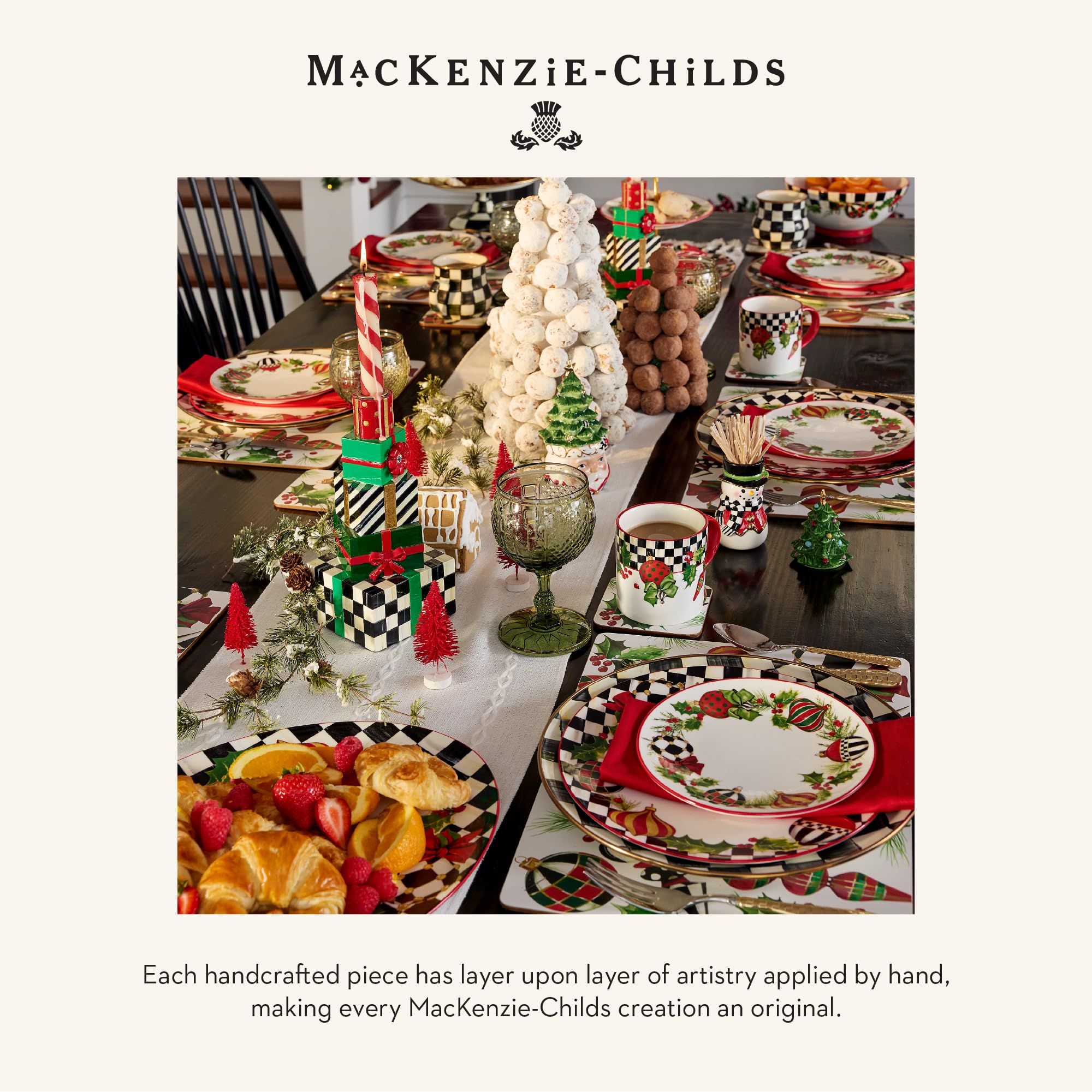 Amazon.com | MACKENZIE-CHILDS Stoneware Serving Platter