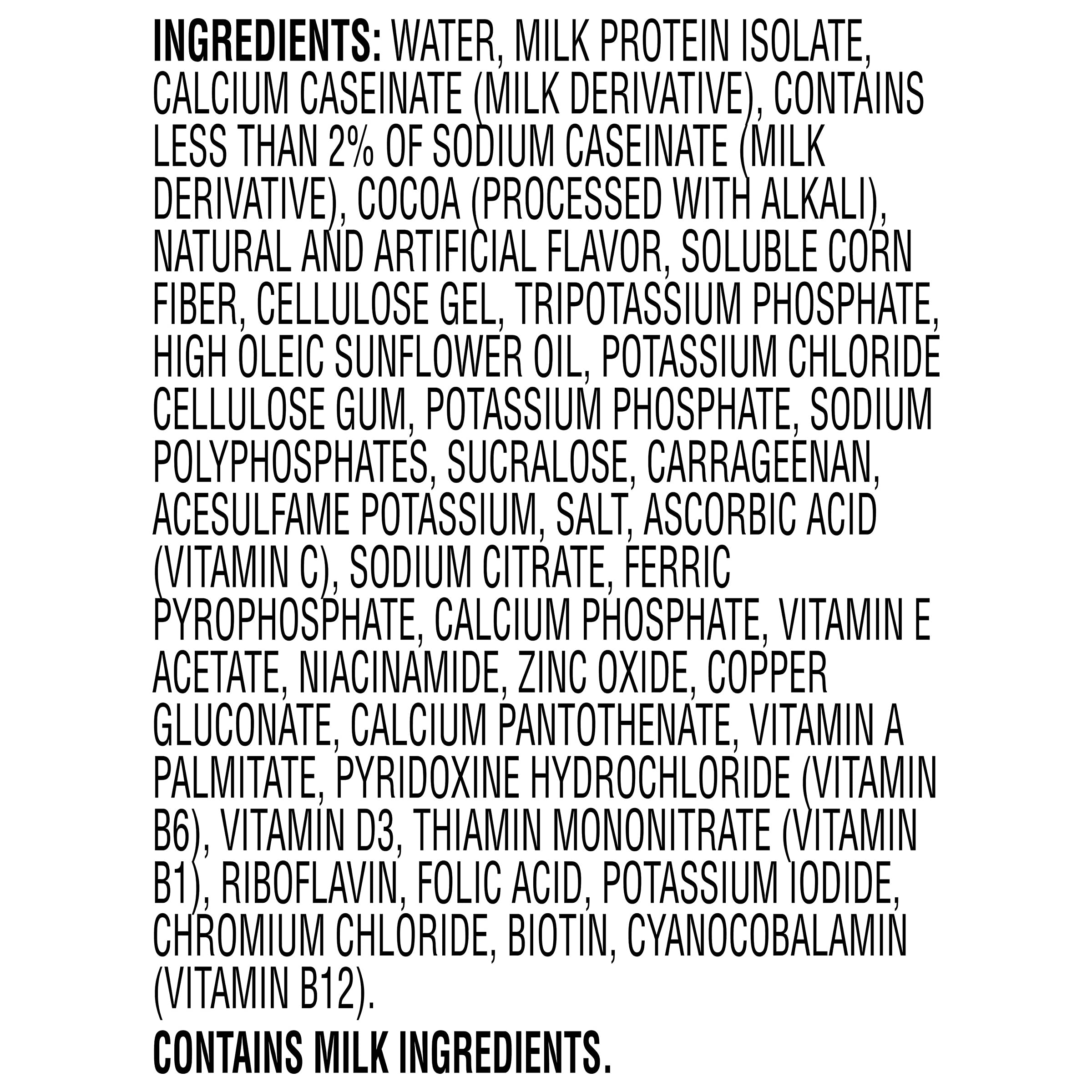 Buy Muscle Milk Zero Protein Shake, Chocolate, 11 Fl Oz Carton, 12 Pack