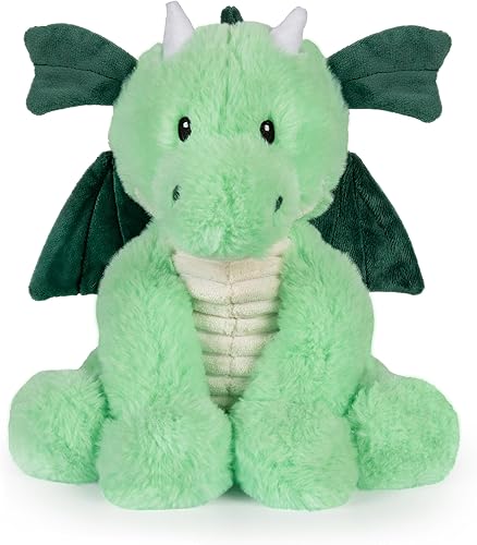 Warm Pals Daniel Dragon - Peluche refrescante y calentable para dormir, 1.5 libras, acogedores juguetes de peluche perfumados a lavanda para