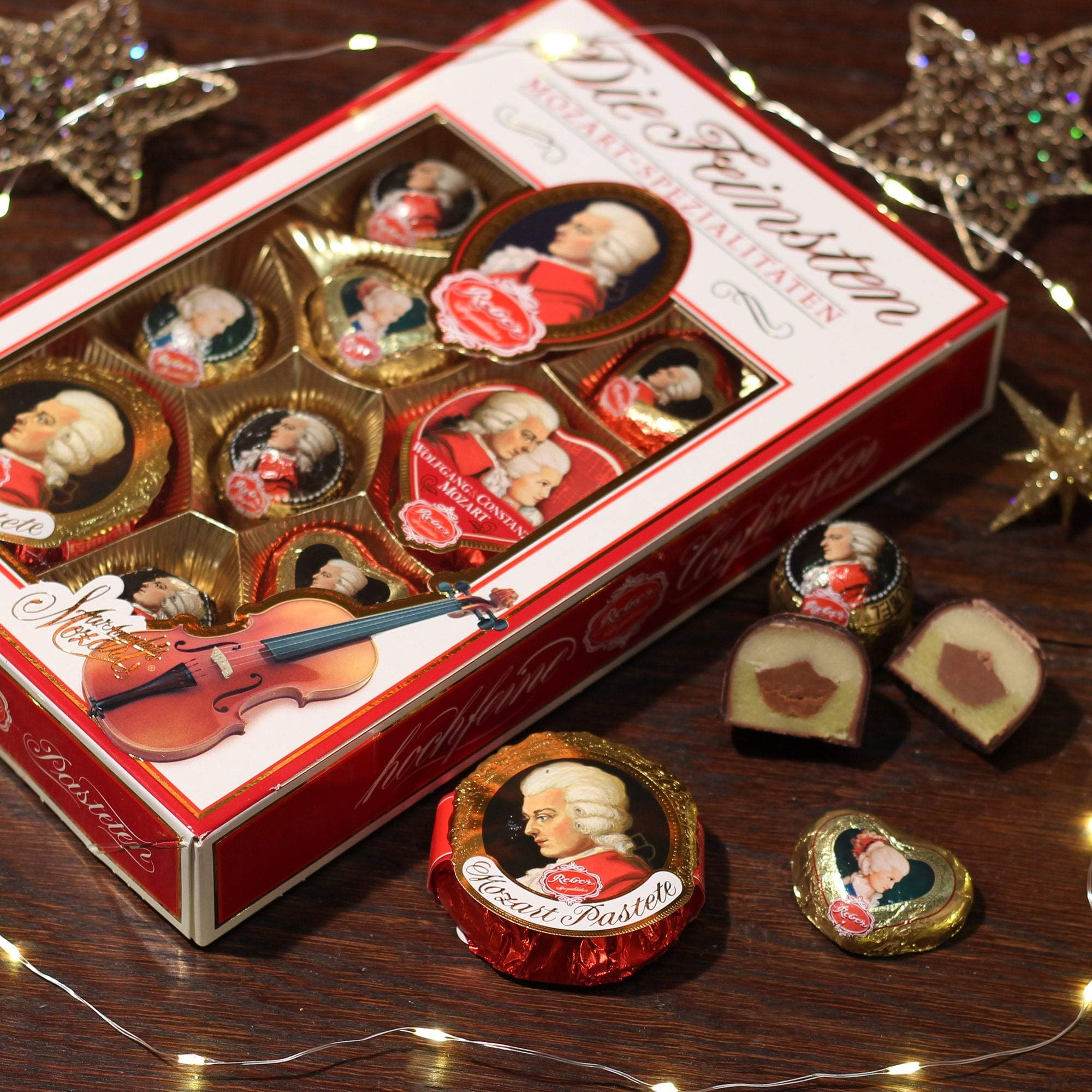 Reber Gemischte Kugeln, 15er Packung mit Mozart-, Constanze- und Trüffel-Spezialitäten, 1 x 300 g