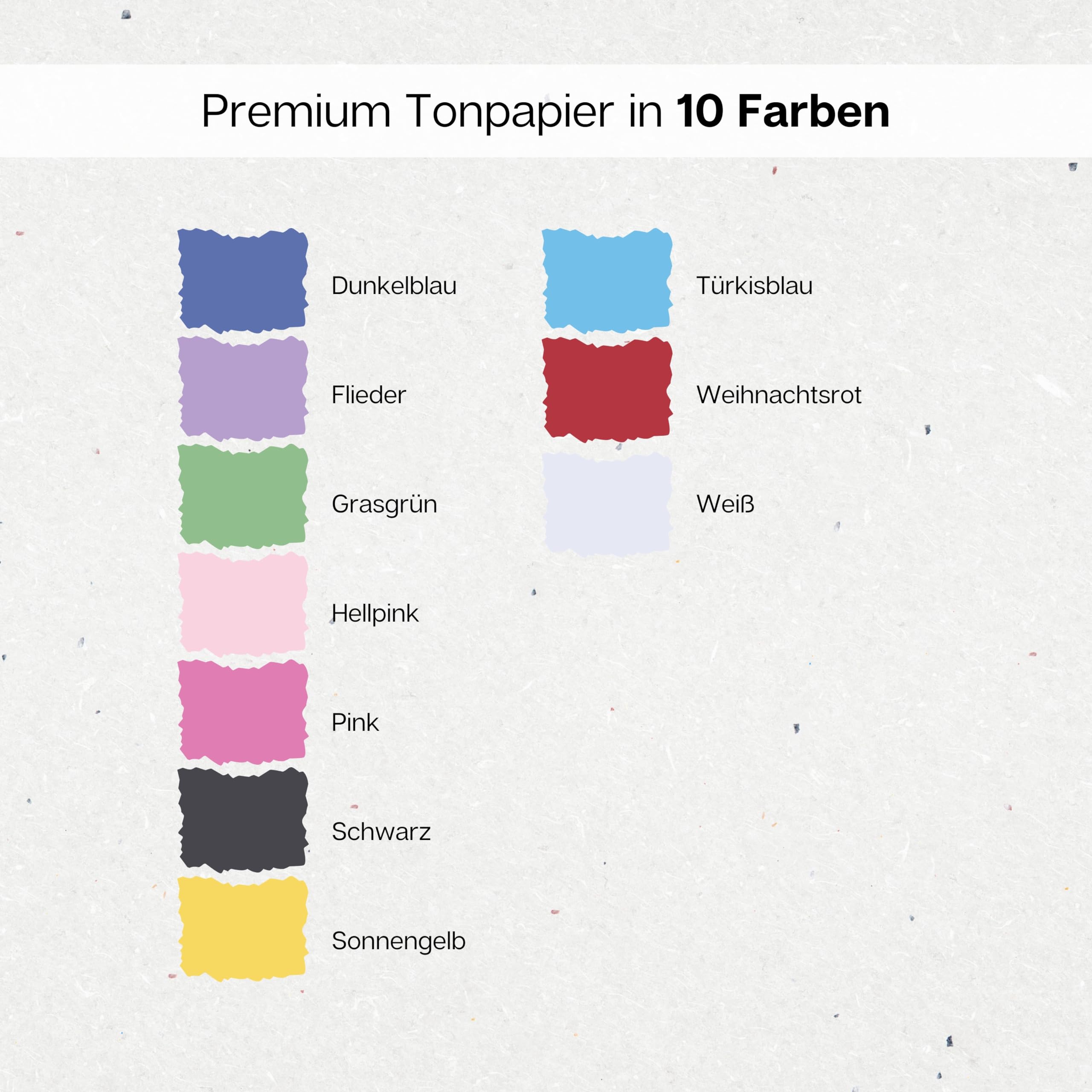 artdee® Bastelkarton – (50 x 70 cm / 180 g/m² / weiß) – 100 Blatt Bastelpapier Tonkarton – Buntpapier zum Basteln – für grenzenlose Gestaltungs- und Bastelmöglichkeiten