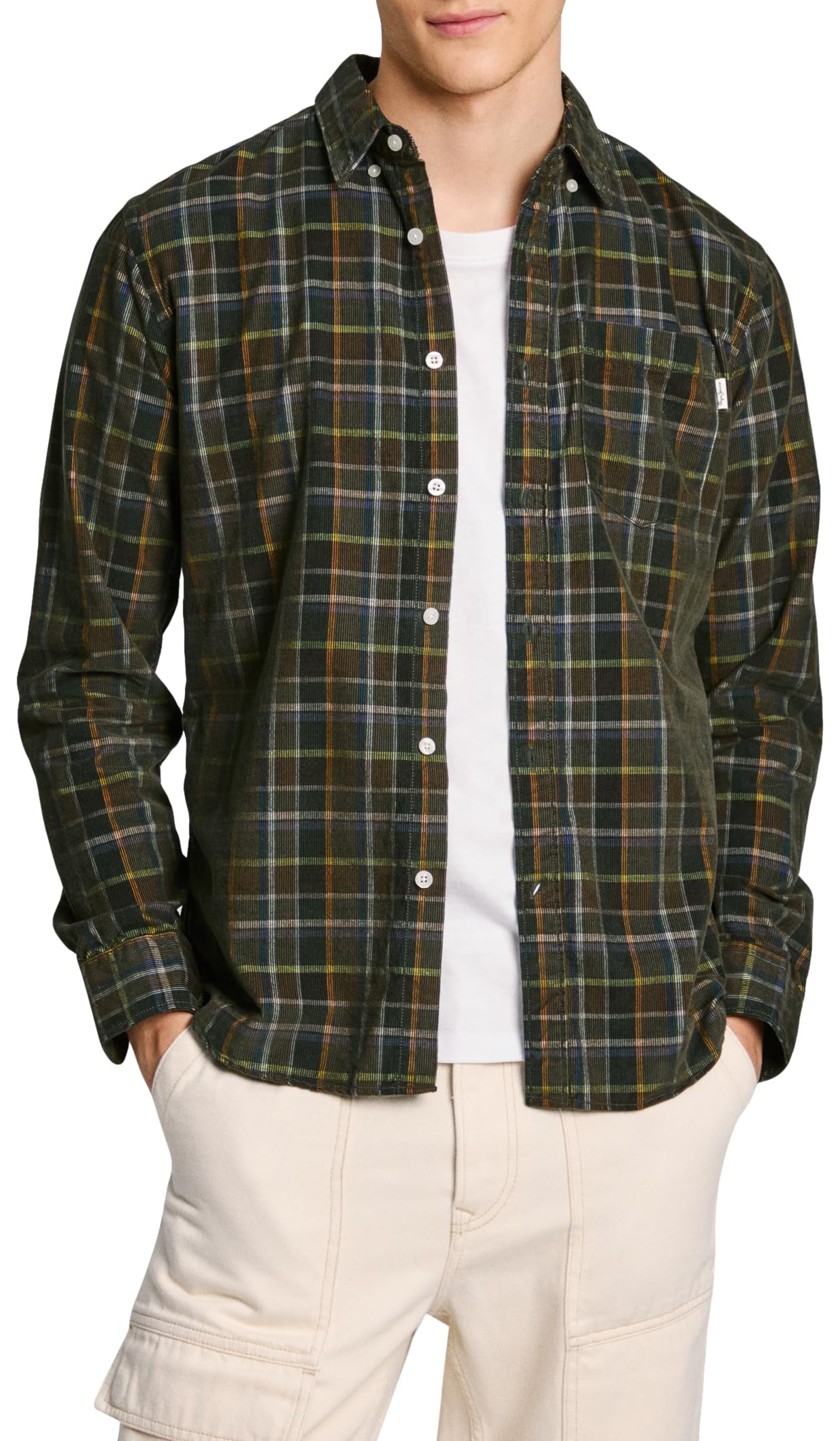 Pepe Jeans Men's Green (Leaf Green) Max, Shirt, Green, M