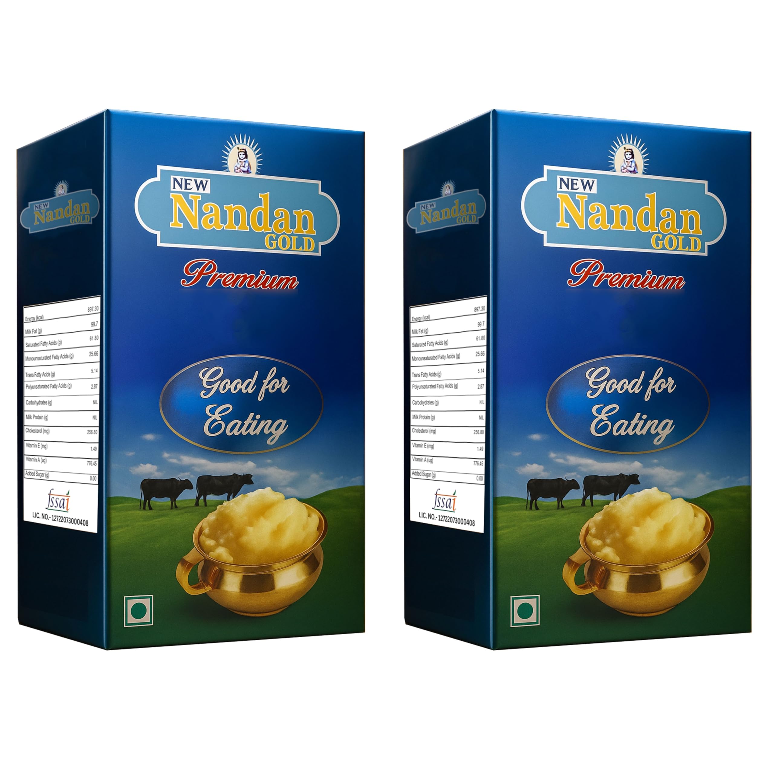 - NEW NANDAN GOLD Vegetable Ghee | for a Healthy Life | Rich, Aromatic, and Nutritious | Ideal for Cooking (1L - Pack of 2)