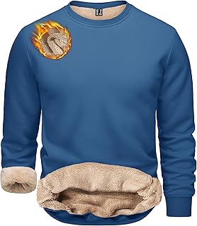 Sponsored You’re seeing this ad based on the product’s relevance to your search query.Learn more about this advertisement Tacvasen Men's Warm Fleece Jumper, Winter Long Sleeve Sweatshirts with Fleece Lining