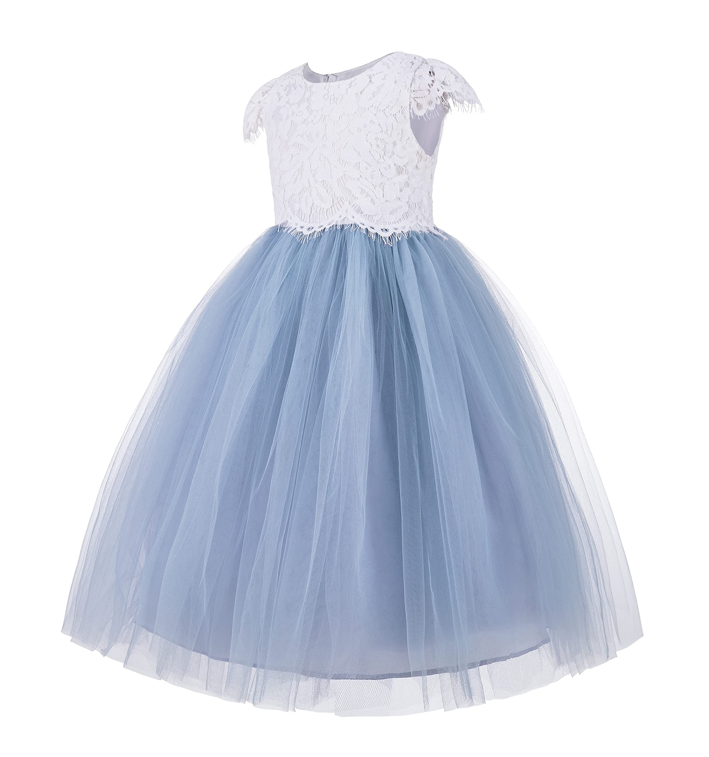 Floral Lace Special Occasion Dresses for Toddler Girls Flower Girl Dress 214