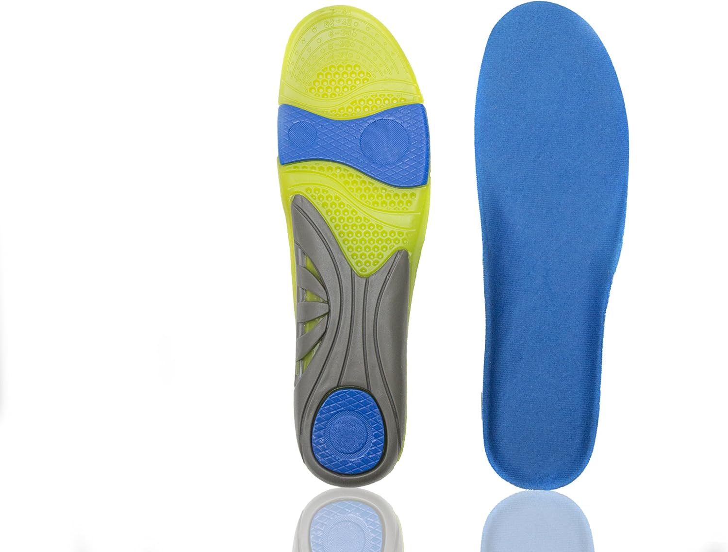 Gel Support Versatile Coolmax Replacement Insoles by