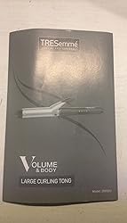 TRESemme Curling Tong, Body & Volume, 32mm ceramic barrel, Soft Bouncy ...