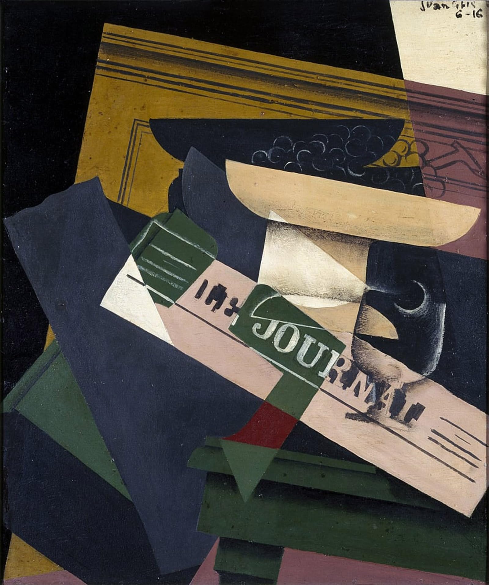 ARTXLXXBN Famous Print Painting Colorful Art Print Grapes by Juan Gris Canvas Art Decorations for Home Decor 60x90cm