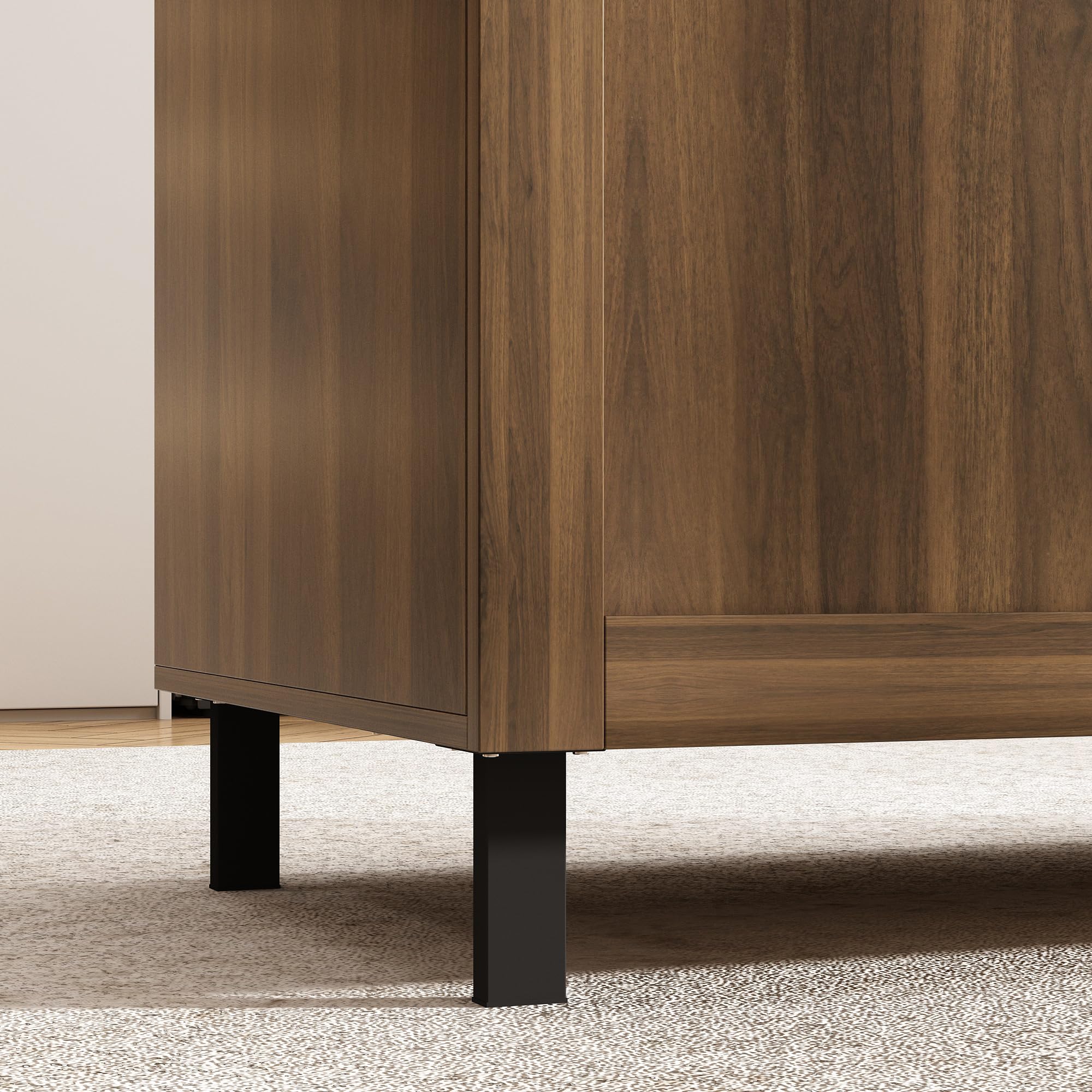Isola cucina con piano di lavoro, armadio da cucina a cassetti, tavolo centrale con ante e cassetti, buffet marrone e bianco, 120x60x85 cm, MDF