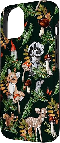 Miniatura 5 de Funda para iPhone 11 con hongos y hongos de bosque