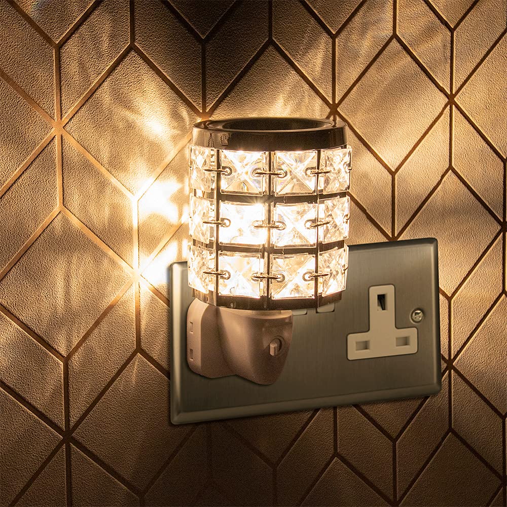 Lesser & Pavey Silver Plug In Warmer Crystal
