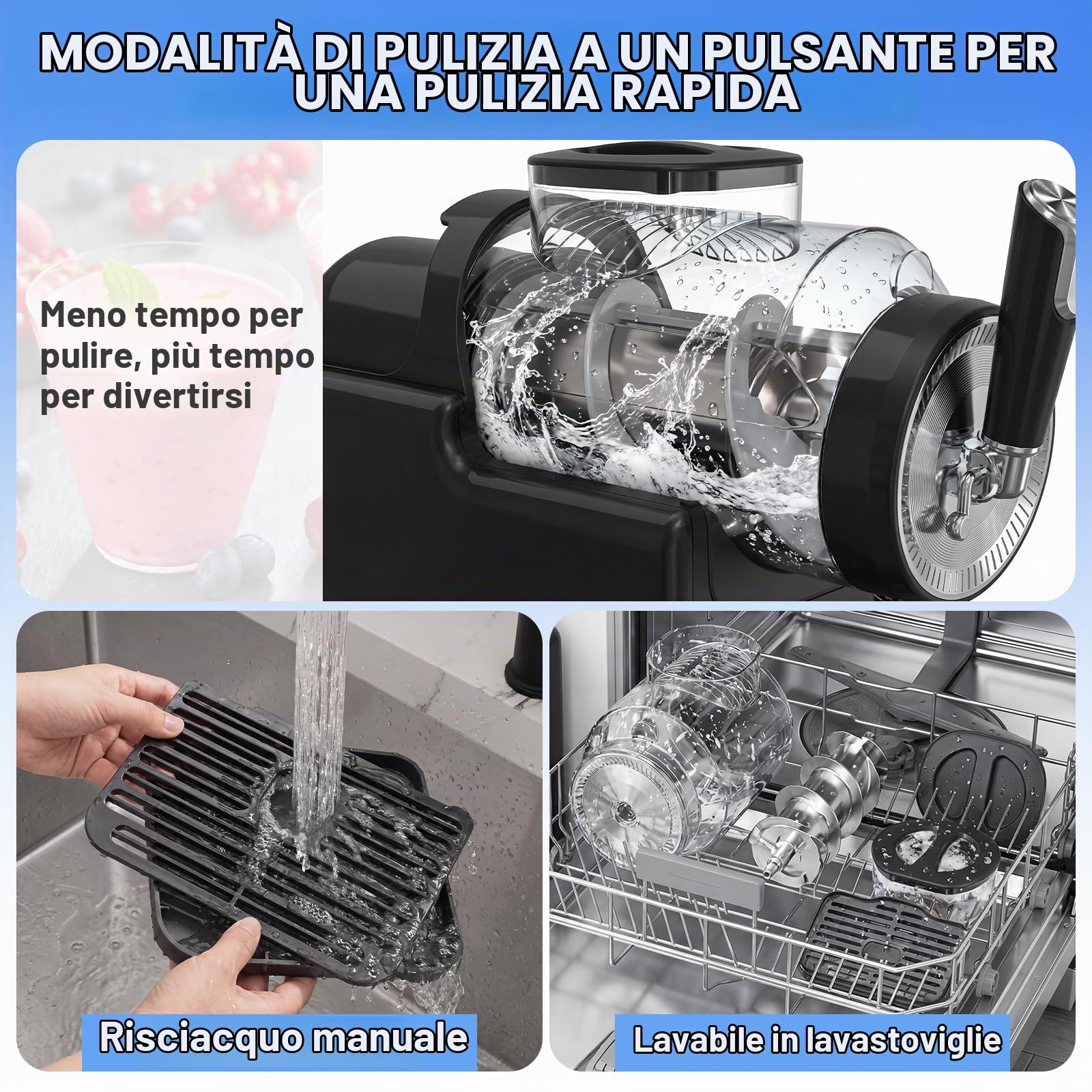 Macchina per Granita,granitore per granite slushie machine,Macchina per slushy da 2L,6 programmi preimpostati Adatto per preparare gelati, frullati, milkshake, cocktail ghiacciati e margarita