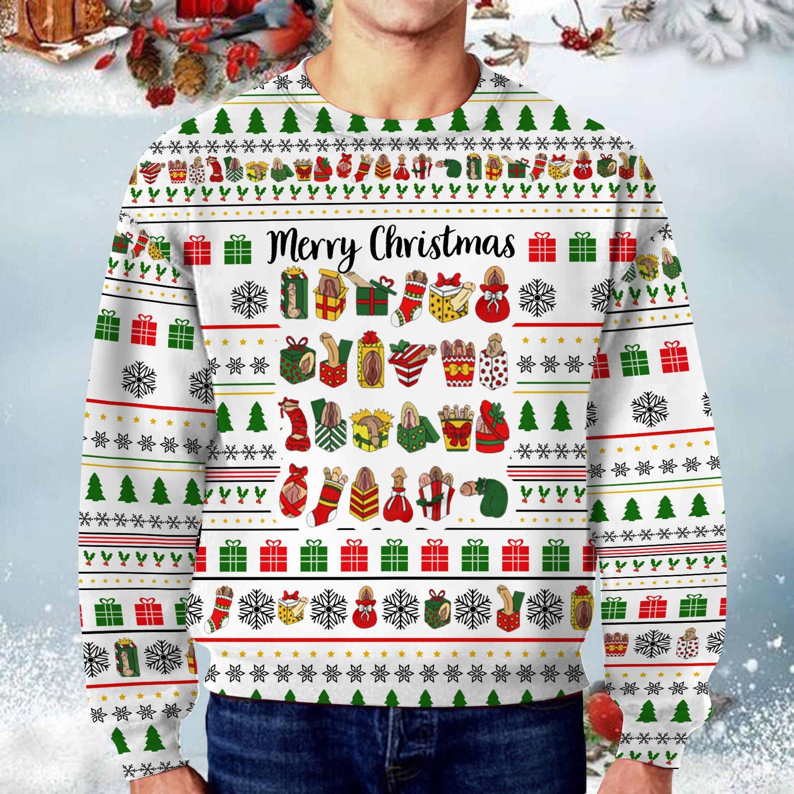Camisa Sin Mangas Hombre Hombres Invierno Navidad Divertido Feo Sucio Secreto Casual Suelto Cuello Suéter Capucha Pack Yoga Ropa De Verano para Deporte Corta Vento Ciclismo Kit Pesca