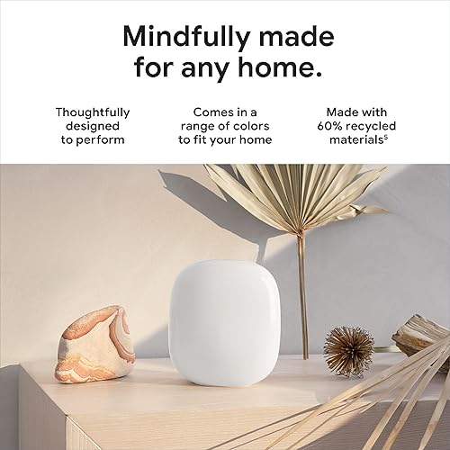 Miniatura 5 de Google Nest WiFi Pro - Wi-Fi 6E - Sistema Wi-Fi confiable para el hogar con velocidad rápida y cobertura para todo el hogar - Router de malla -