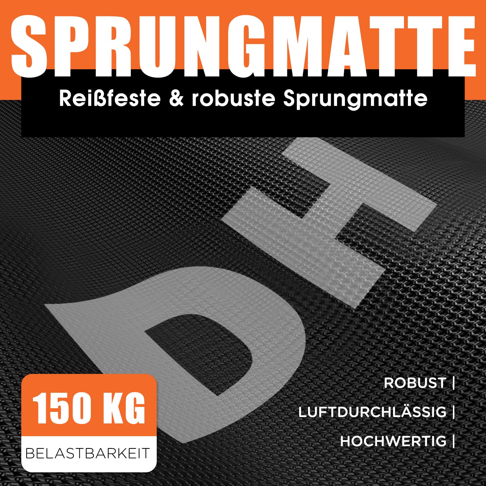 Fitness Trampolin Klappbar 115 Cm – Leise Gummiseilfederung, Vormontiert, 3-stufiger Griff (123–143 Cm), Belastbarkeit 150 Kg, TÜV-geprüft Fitness Trampolin Klappbar 115 Cm – Leise Gummiseilfederung, Vormontiert, 3-stufiger Griff (123–143 Cm), Belastbarkeit 150 Kg, TÜV-geprüft