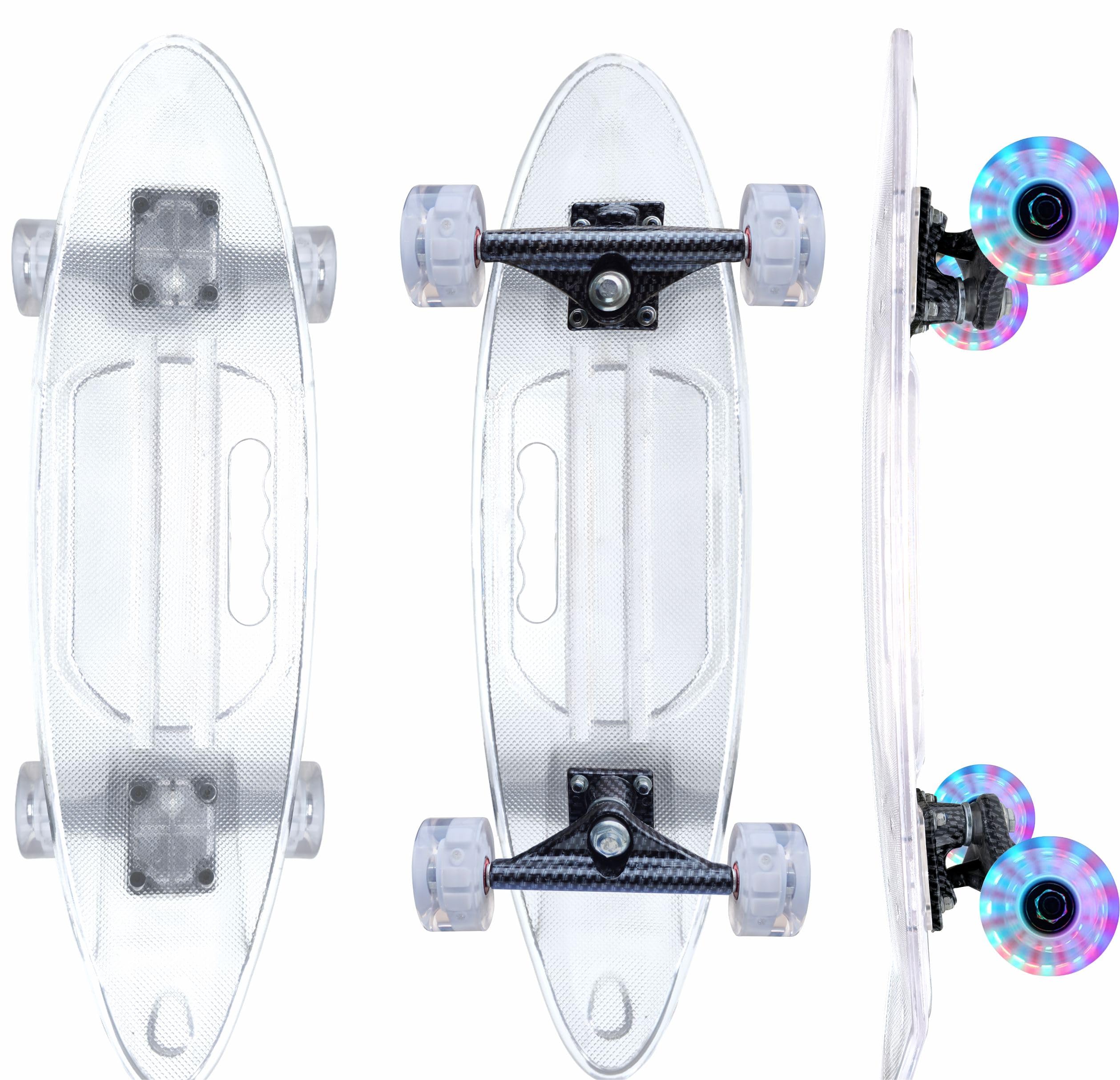 Buy Jaspo See Through Cruiser Skateboard, 25.5 inch Transparent