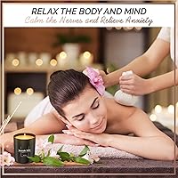 Vista 4 de Velas perfumadas de pino, bergamota y madera de cedro (valle de Yosemite), velas de soja natural, regalos para mujeres y hombres, vertidas a mano