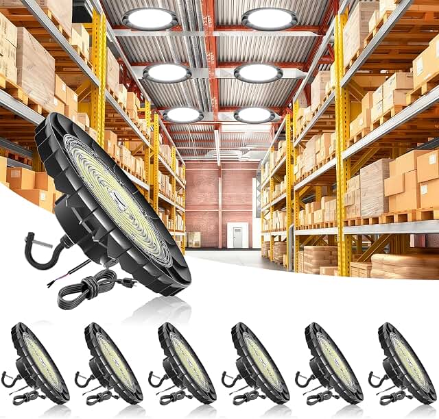 150W UFO High Bay Light 6-Pack