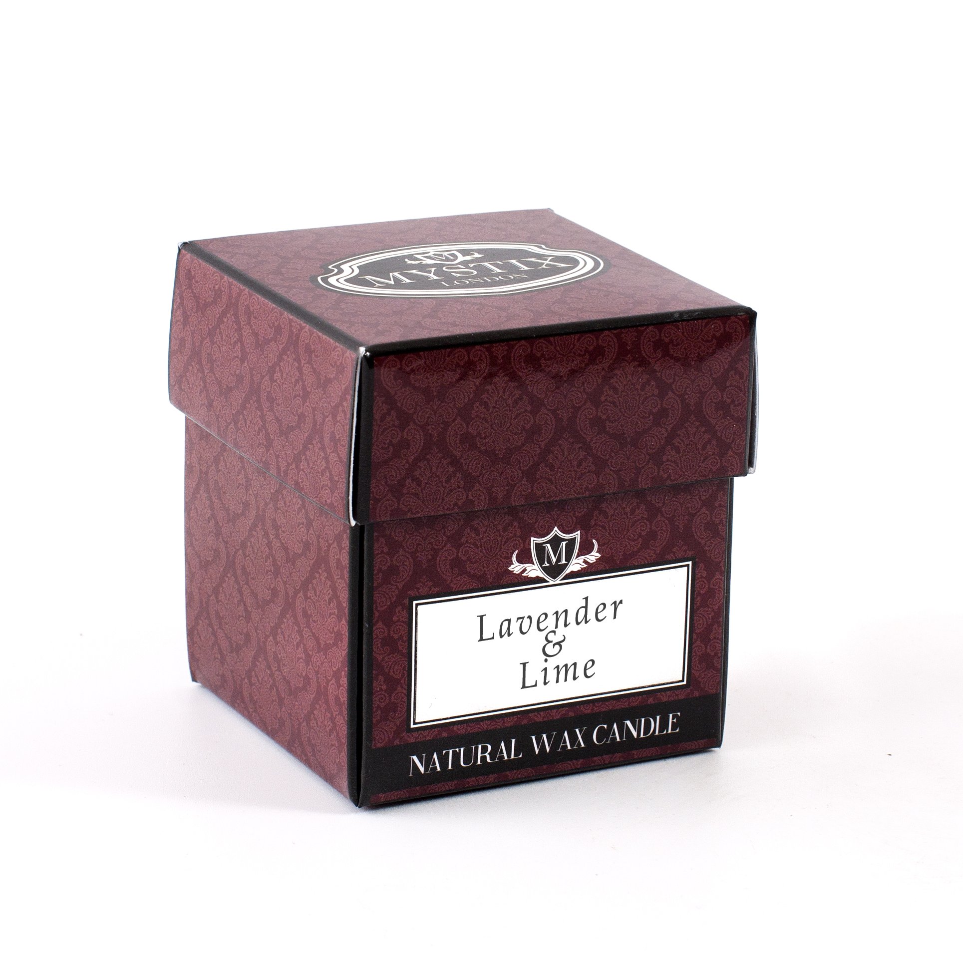 Mystix London | 5 x Lavendel & Lime - Duftkerze klein 8cl | Best Aroma für Home, Kitchen, Living Room und Bathroom | ideal as a Gift | Reusable Glass Jar