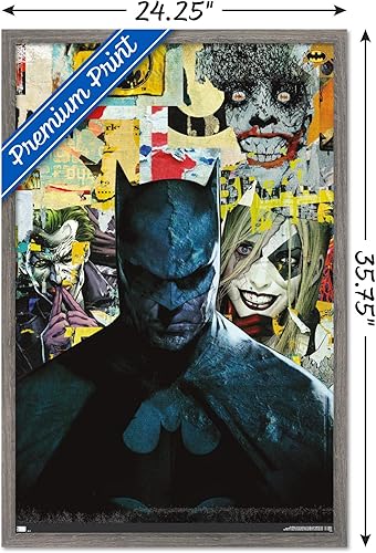 Miniatura 17 de Trends International DC Comics Batman - Póster de pared, 34 pulgadas de largo x 22.4 pulgadas, versión enmarcada en negro Versión con marco negro