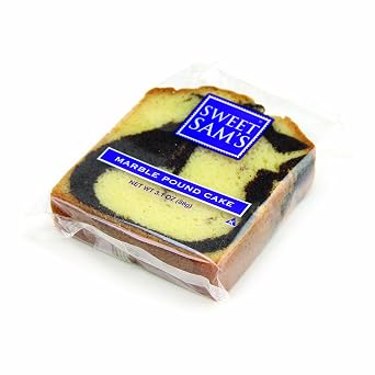Sweet Sams Pound Cake, Marble, 12 Count