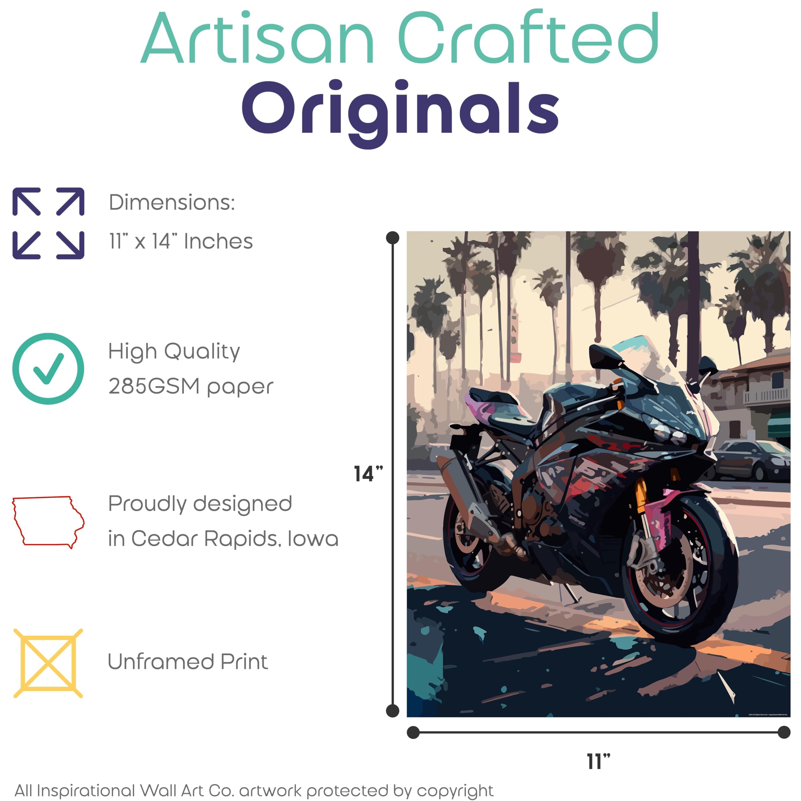 Amazon.com: Inspirational Wall Art Co. - Pacey | Ninja ZX6R