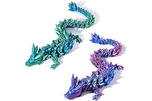 Articulated Crystal Dragon: Wings of Fire