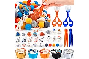135-Piece Space Sensory Bin Filler Kit for Hands-On Learning and Play