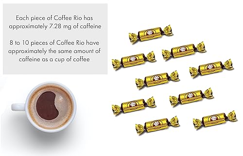 Miniatura 4 de Coffee Rio Paquete de 3 caramelos de café de 5.5 onzas, hechos con café y crema reales, caramelo Kosher (crema irlandesa menta)