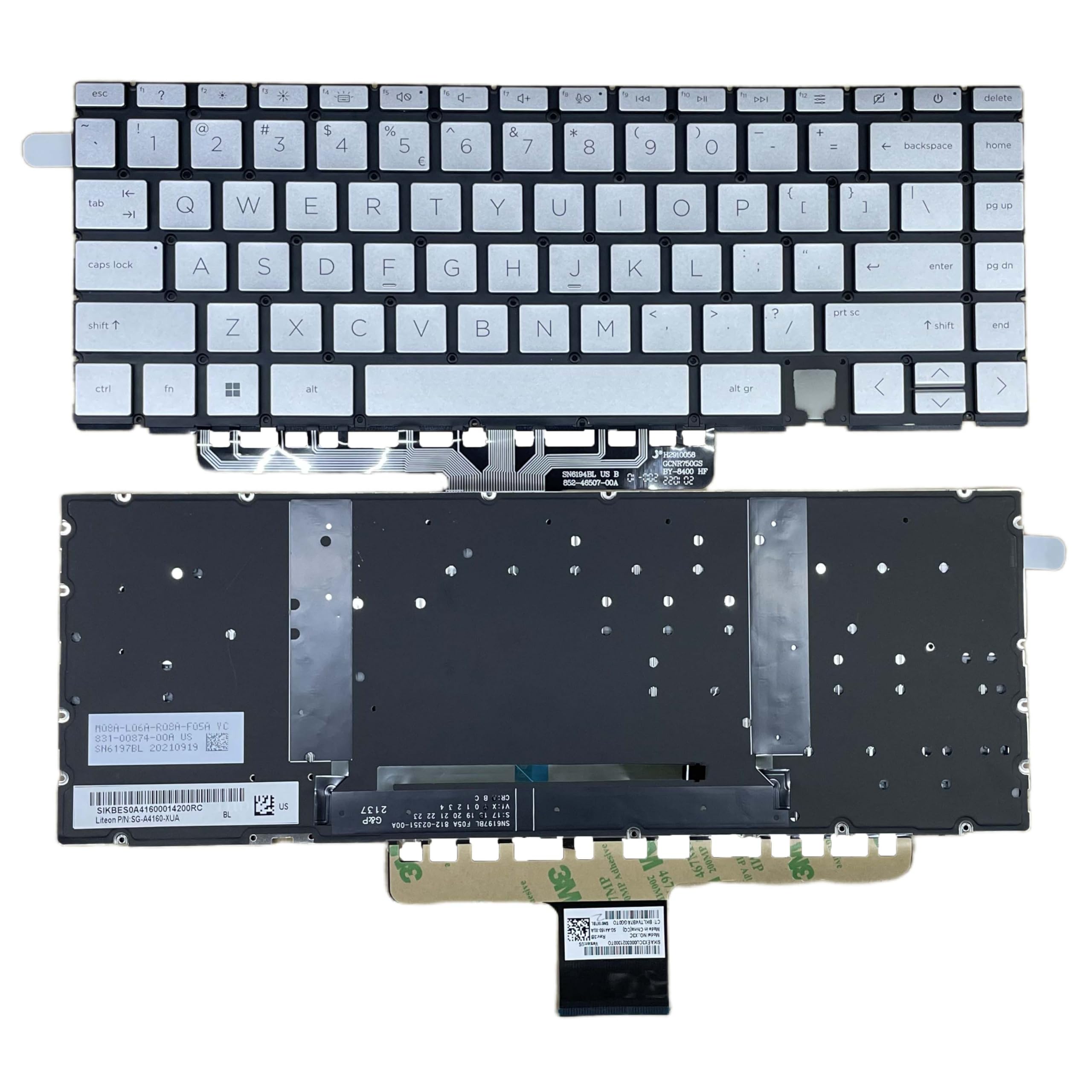 hp spectre x360 ae072TU Office付　USキーボード Amazon.com: YIJIATech New Replacement Keyboard with