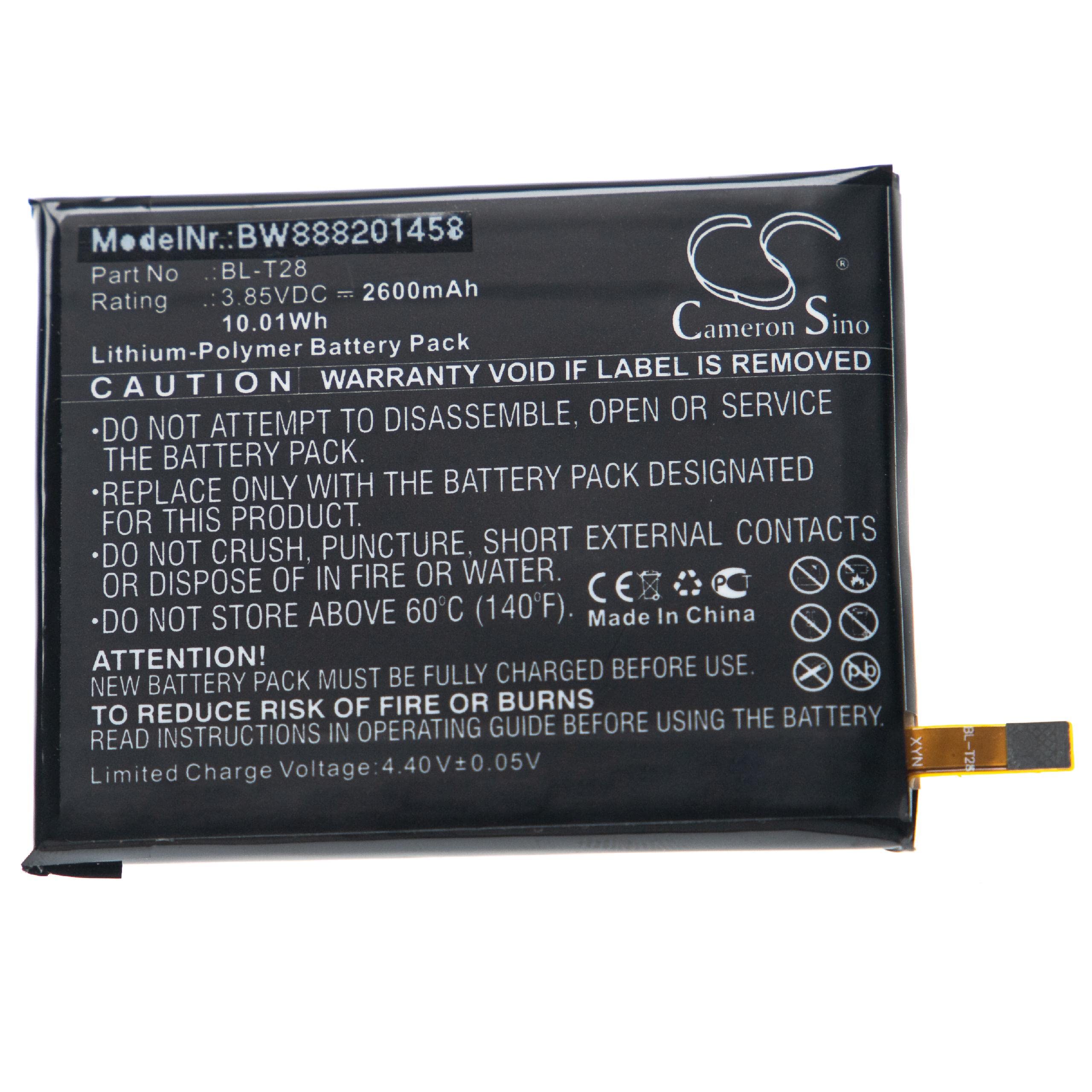 Vhbw Batteria Di Ricambio Per Smartphone LG Gelato Q, Capacità 1100mAh, 3,7V, Li-Ion. Sostituisce BL-44JN, Con Protezione Da Sovraccarico. Nuova Vita Al Tuo Cellulare.