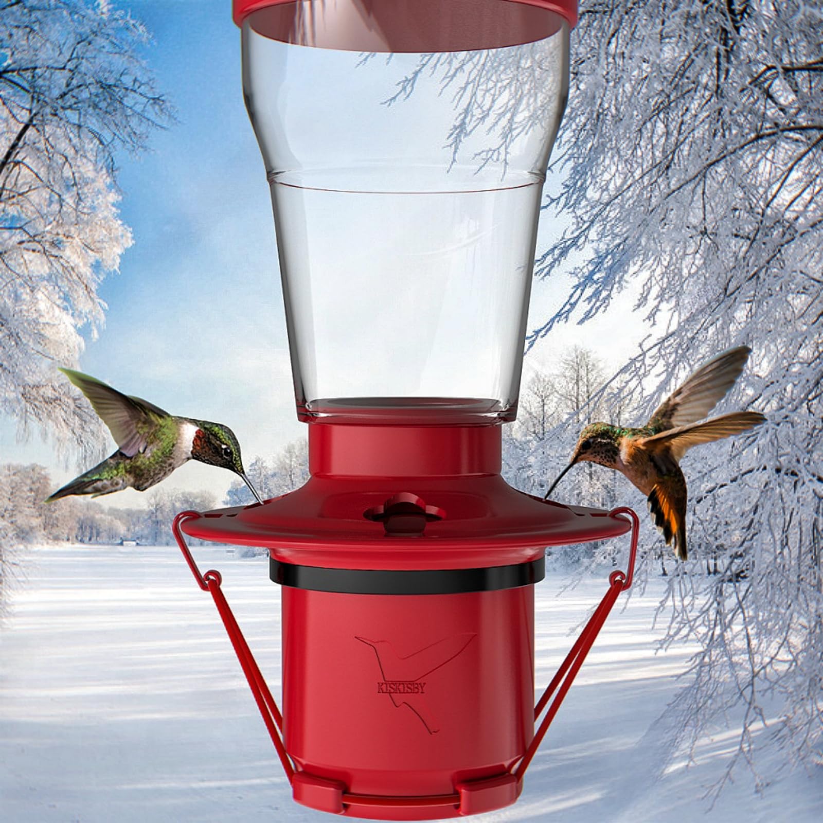 Hummingbird Feeder Heater in Freezing Outdoors Bird Feeder Heater