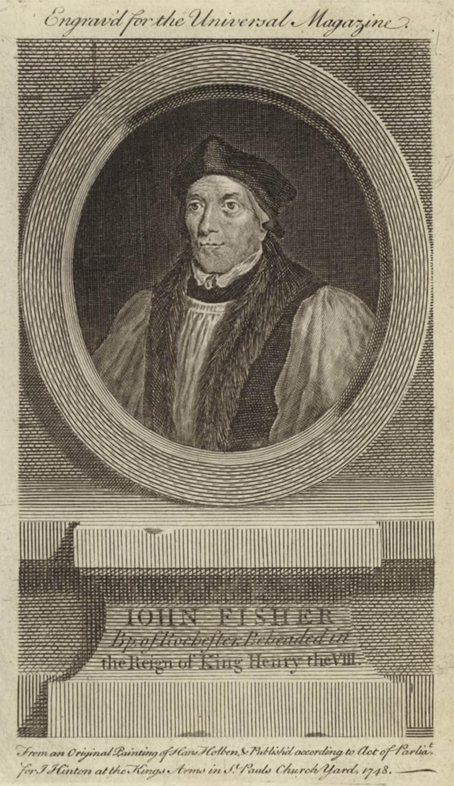 ARTXLXXBN Famous Prints Artwork Pictures Poster Painting Art John Fisher Bishop of Beheaded in the Reign of King Henry Viii Artwork Landscape Pictures for Home Decor 60x90cm