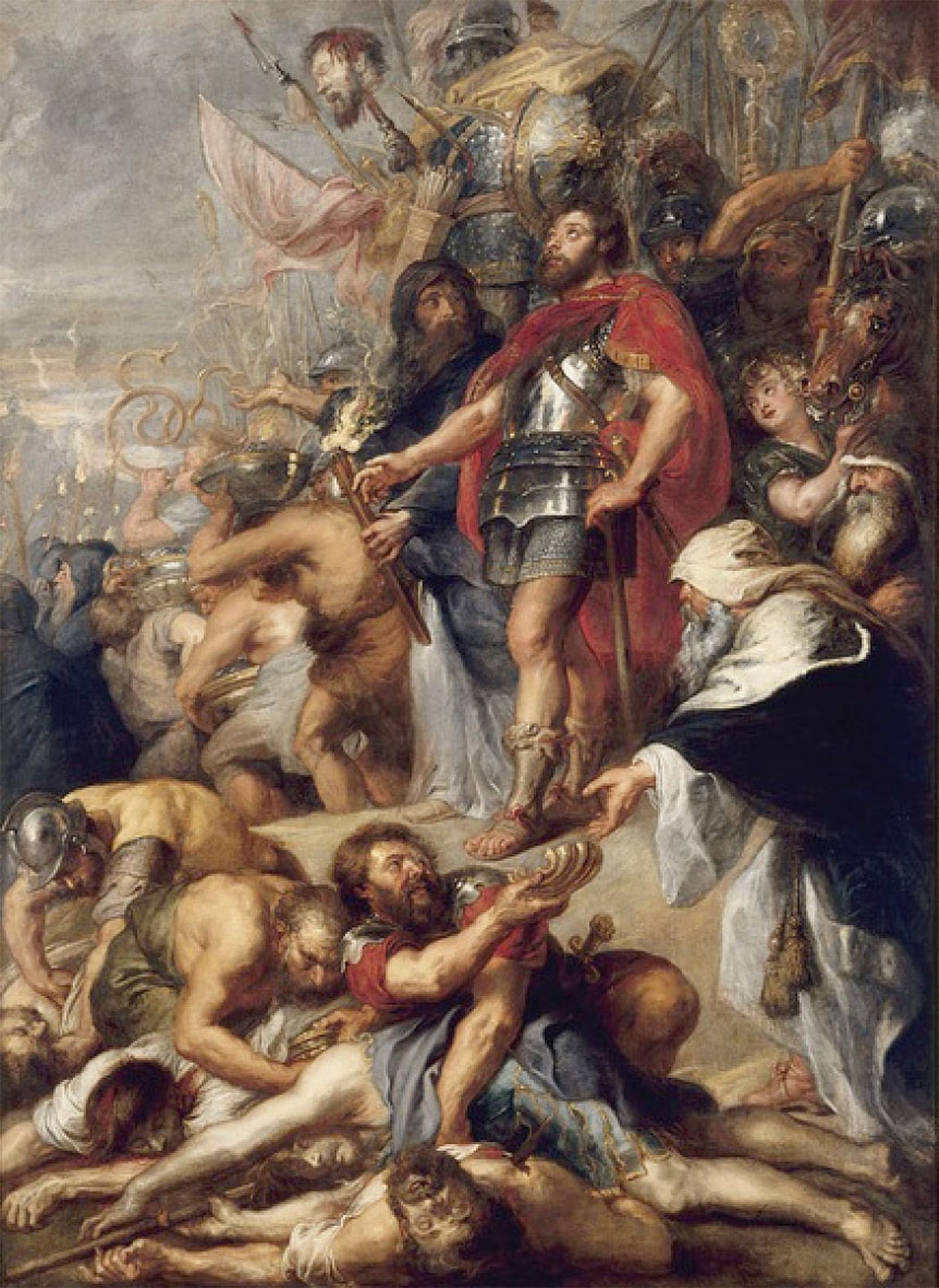 ARTXLXXBN Famous Painting Art Wall Decor Abstract Art Picture the Judas Maccabeus by Peter Paul Rubens Animal Pictures for Home Decor 60x90cm