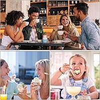 Vista 5 de uxcell 4 cucharas de café expreso de acero inoxidable de 5 pulgadas, cucharas de postre, cucharas de té helado para café, helado, té, azúcar, plata