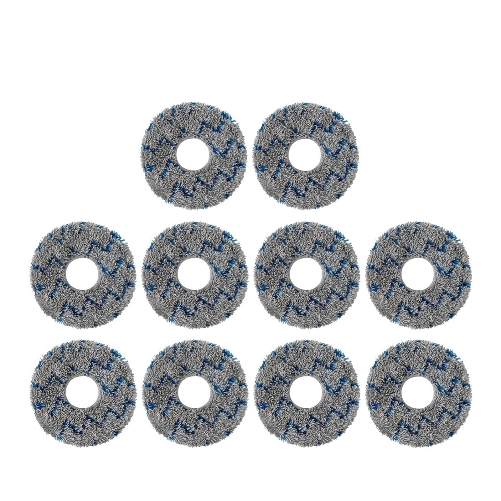 VIXWDRUTY Compatible For Xiaomi，S10+ / S10 Plus / B105 Robot Vacuum Cleaner Spare Parts Mop Cloth Pad(Mop-10PCS)
