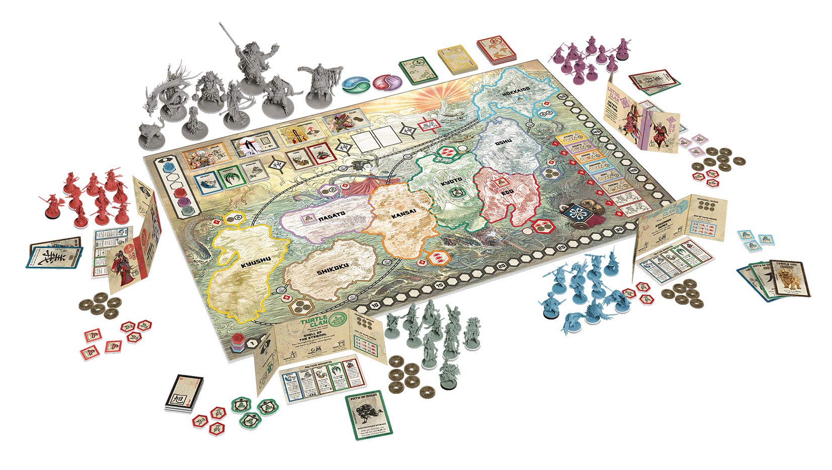 Edge | Rising Sun | Gioco da tavolo | a partire da 14 anni | da 3 a 5 giocatori | 90 a 120 minuti