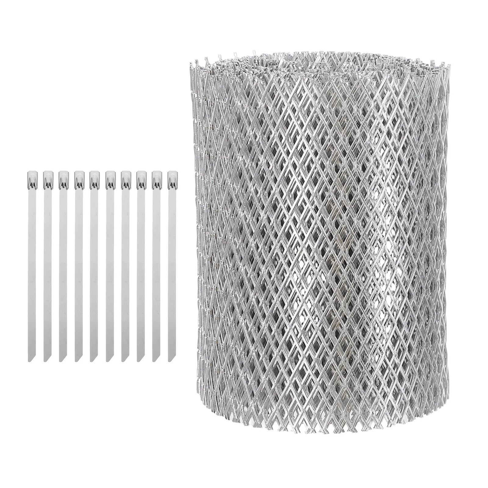 Rotolo Di Rete Protezione for Grondaie In Alluminio Da 5 Pollici X 20 Piedi | Protezione for grondaie, protezione for il drenaggio del filtro for detriti pesanti del tetto