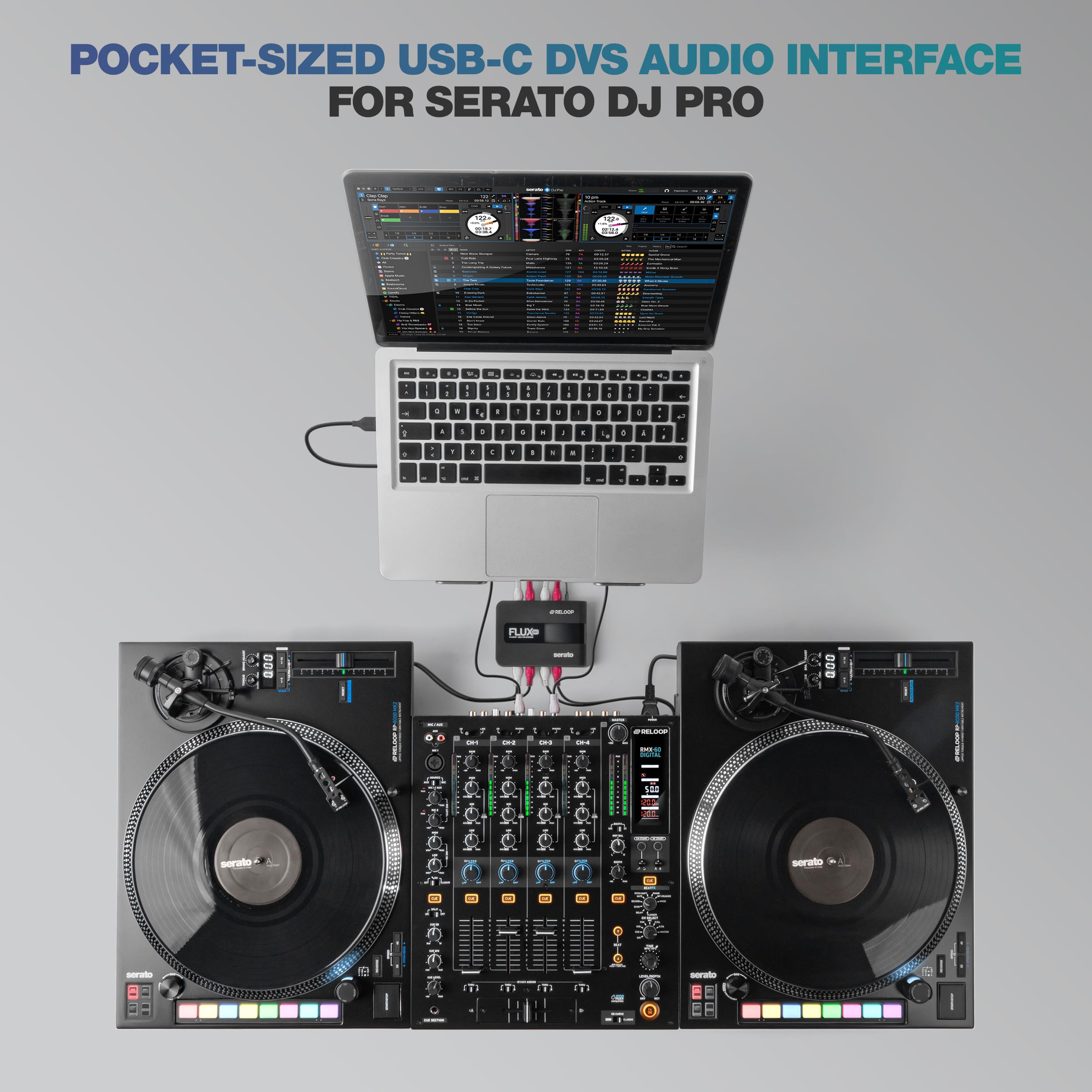 Amazon.co.jp: Reloop Flux Go ポケットサイズ USB-C DVS オーディオ