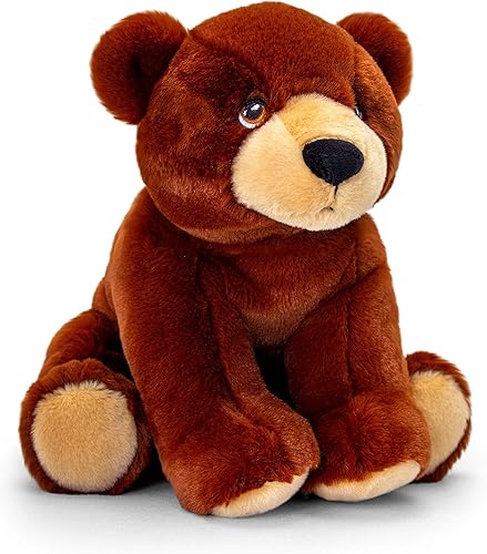 Deluxe Paws Juguetes ecológicos de felpa 100% reciclados (oso marrón)