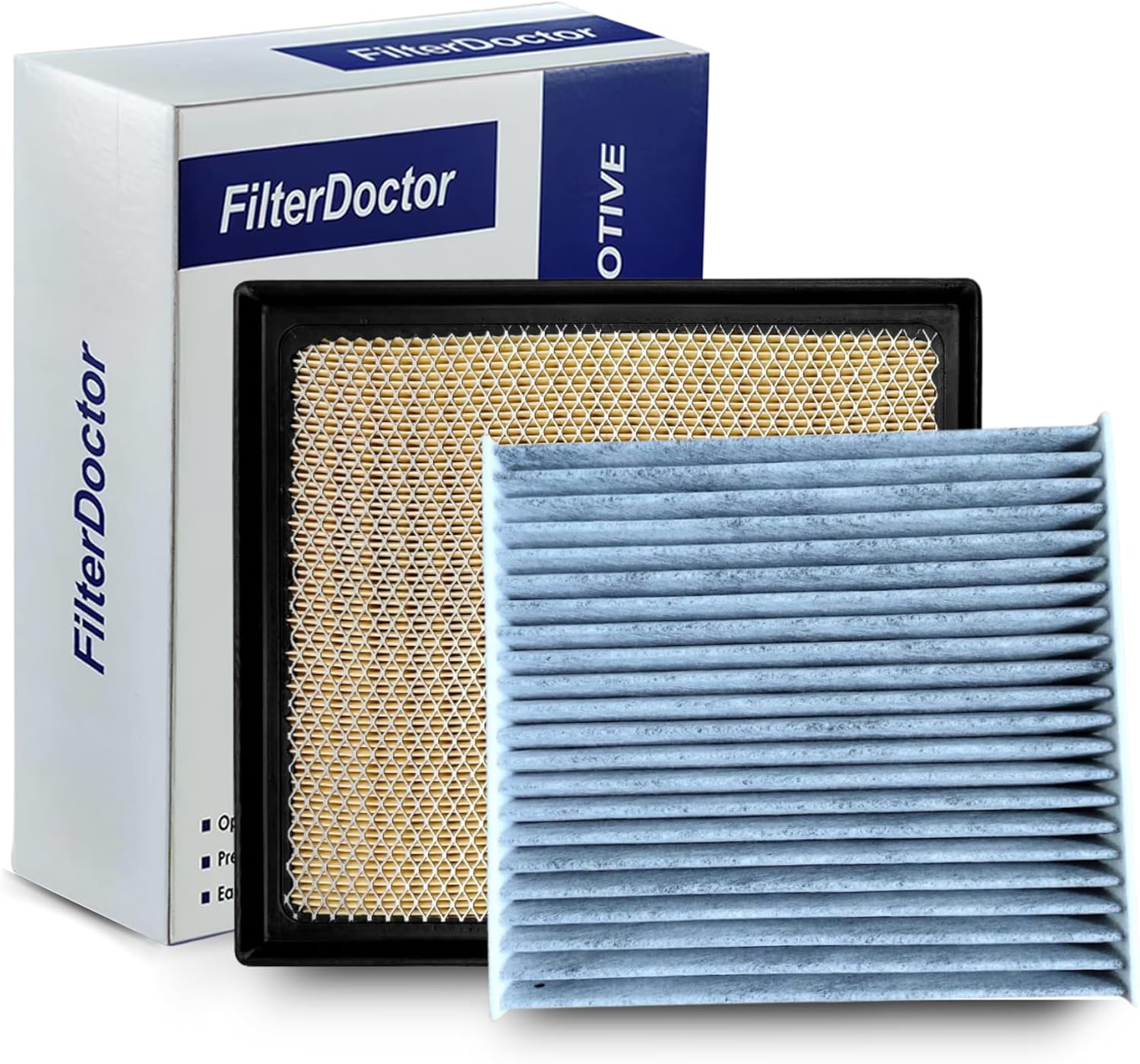 Premium Cabin and Engine Air Filter Combo –CF10285 & CA11895 –Compatible with 2014-2022 Toyota Sequoia (V8 5.7L) & 2013-2021 Toyota Tundra (V6 4.0L, V8 4.6L, V8 5.7L) - Cleaner Air, Engine Protection