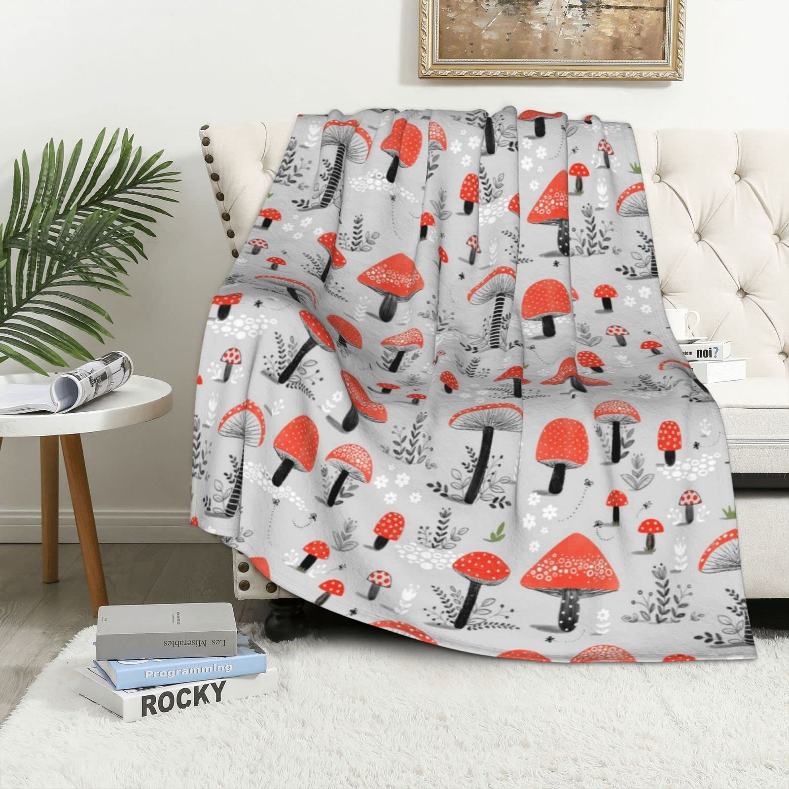 Couverture en flanelle design mignon idée cadeau plaid thermique doux