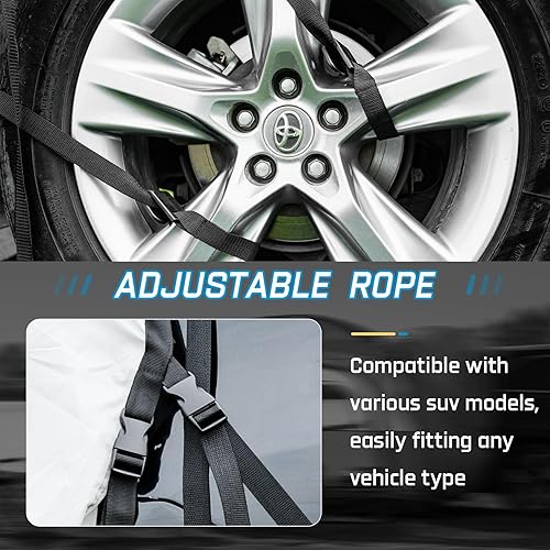 Miniatura 5 de Tiendas de campaña SUV para acampar para 6 personas, impermeable, tienda de campaña familiar con accesorio para portón trasero para SUV, Jeep