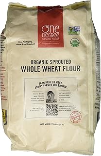 One Degree Organic Sprouted Whole Wheat Flour, 80 Ounce -- 4 per case.4